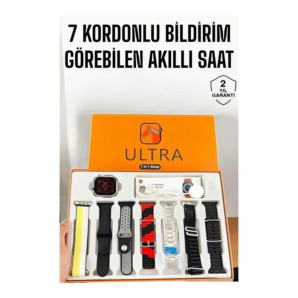 Saat 7 Farklı Kordonlu Arama Cevaplayan Bildirim GPS Özelliği