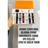 Saat 7 Farklı Kordonlu Arama Cevaplayan Bildirim GPS Özelliği