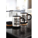 Yazılı Mug Kupa Karıştırıcı Özelliği Ve Paslanmaz Çelik