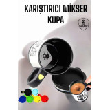 Yazılı Kupa Kendi Kendini Karıştıran Mikser Kupa Termos Bardak