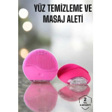 Silikon Yüz Temizleme ve Masaj Aleti – Su Geçirmez Taşınabilir ve Cilt