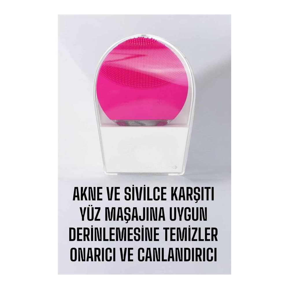 Şarjlı Su Geçirmez Yüz Temizleme ve Masaj Aleti – 3 Fonksiyonlu