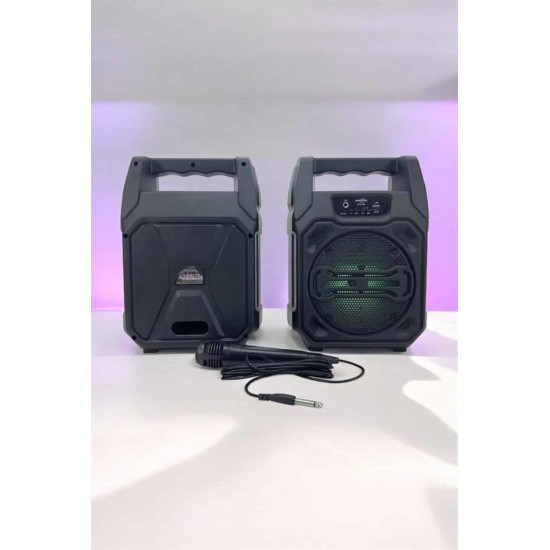 Modern RGB Işıklı Kablosuz Hoparlör Uzun Süreli Müzik Keyfi