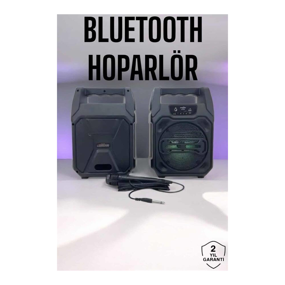 6.5 İnç Kablosuz Hoparlör Bluetooth Bağlantılı Yüksek Ses Kaliteli