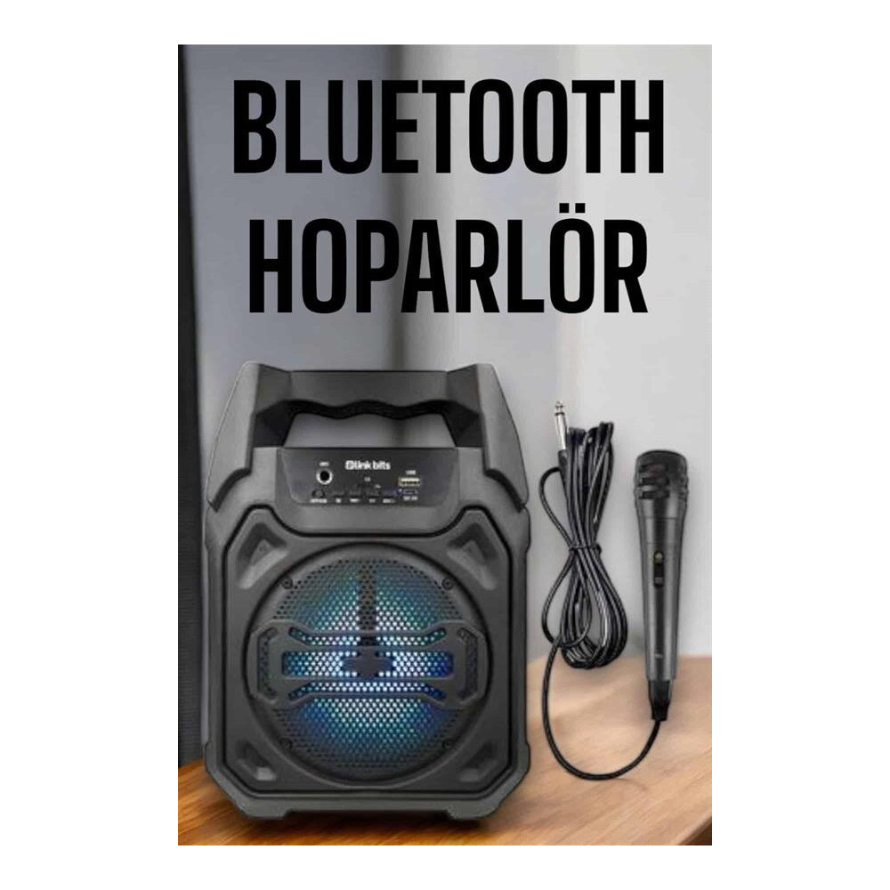 Güçlü ve Şarj Edilebilir Bluetooth Hoparlör 6.5 İnç