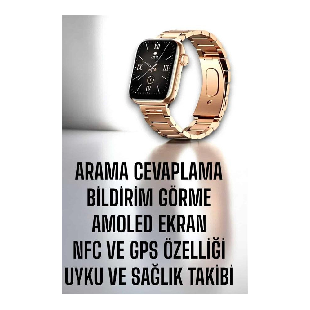 Akıllı Saat Adımsayar Nabız Takibi ve GPS Destekli Kadınlara Özel