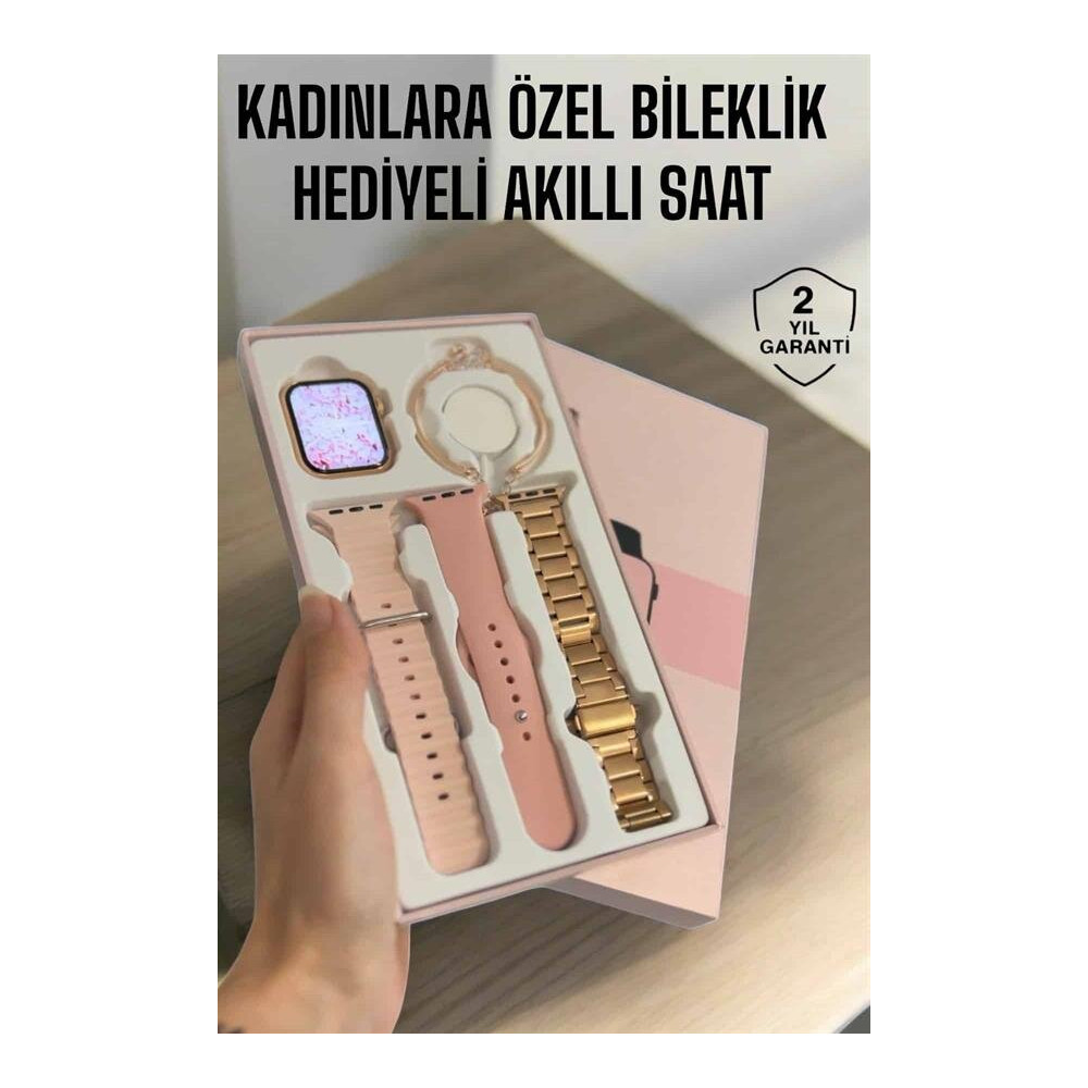 Akıllı Saat Adımsayar Nabız Takibi ve GPS Destekli Kadınlara Özel