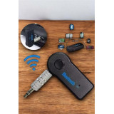 Tüm Cihazlara Uyumlu Bluetooth Aux Araç Kiti Siyah