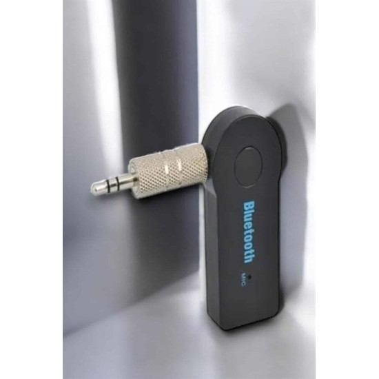 Tüm Cihazlara Uyumlu Bluetooth Aux Araç Kiti Siyah