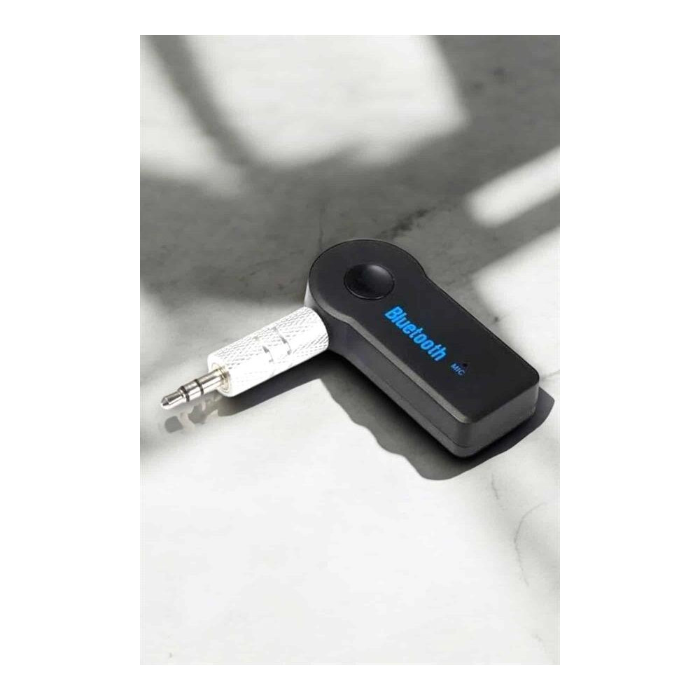 Kablosuz Bluetooth Aux Araç Kiti Siyah Hafıza Kartlı