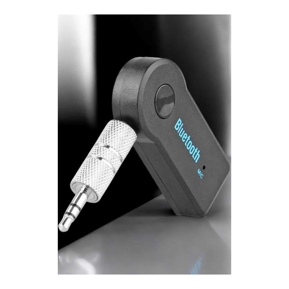 Kablosuz Bluetooth Aux Araç Kiti Siyah Hafıza Kartlı