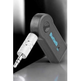 Kablosuz Bluetooth Aux Araç Kiti Siyah Hafıza Kartlı