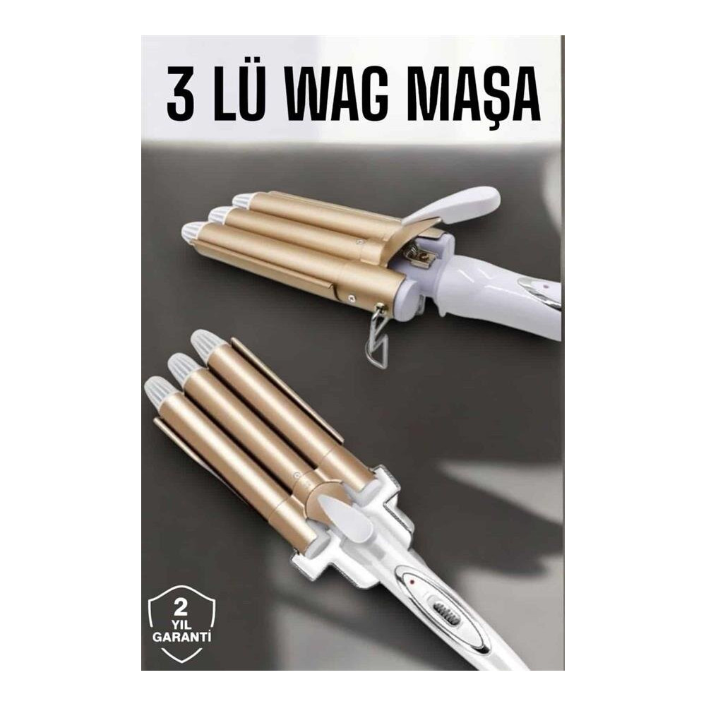 Wag Maşa Yüksek Isı Ayarlı Su Dalga Maşası
