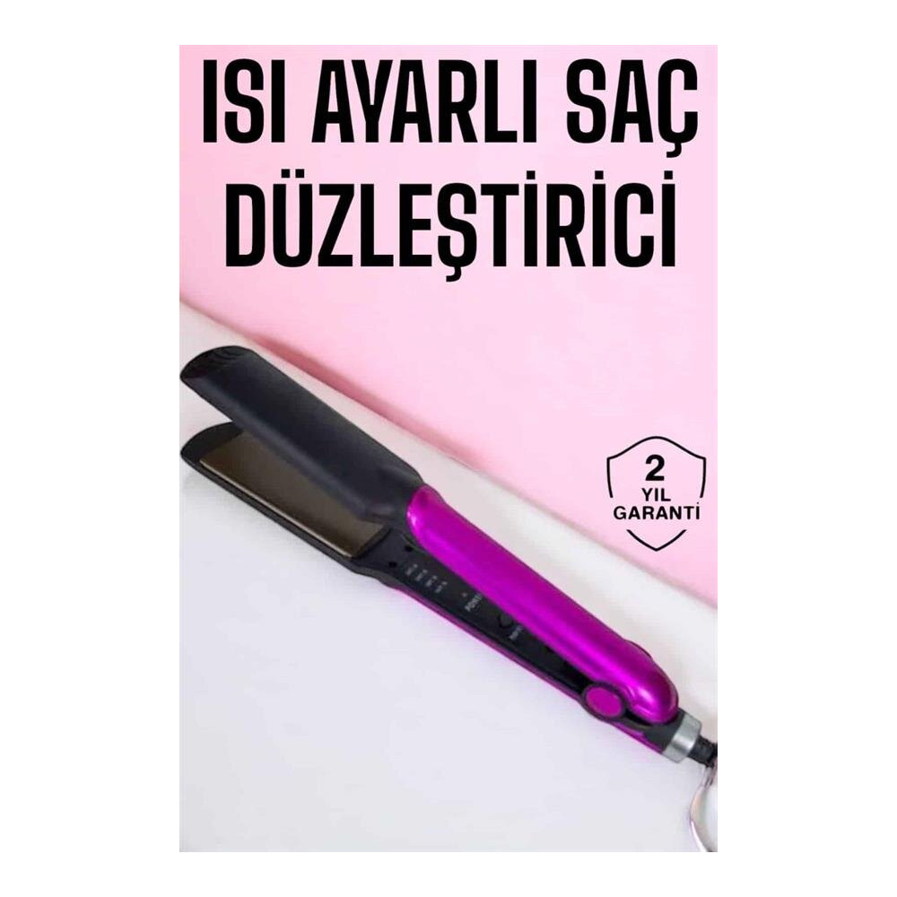 Saç Düzleştirici Seramik Kaplama Yüksek Isı Ayarlı Profesyonel 4 Kadem