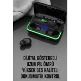Android Ve İOS Uyumlu Bluetooth Bağlantılı Powerbankli Kulaklık