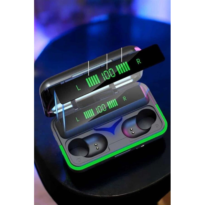 Extra Bass Kablosuz Kulaklık Işıklı Bluetooth Kulaklık Powerbank Özell