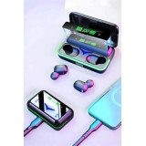 Extra Bass Kablosuz Kulaklık Işıklı Bluetooth Kulaklık Powerbank Özell