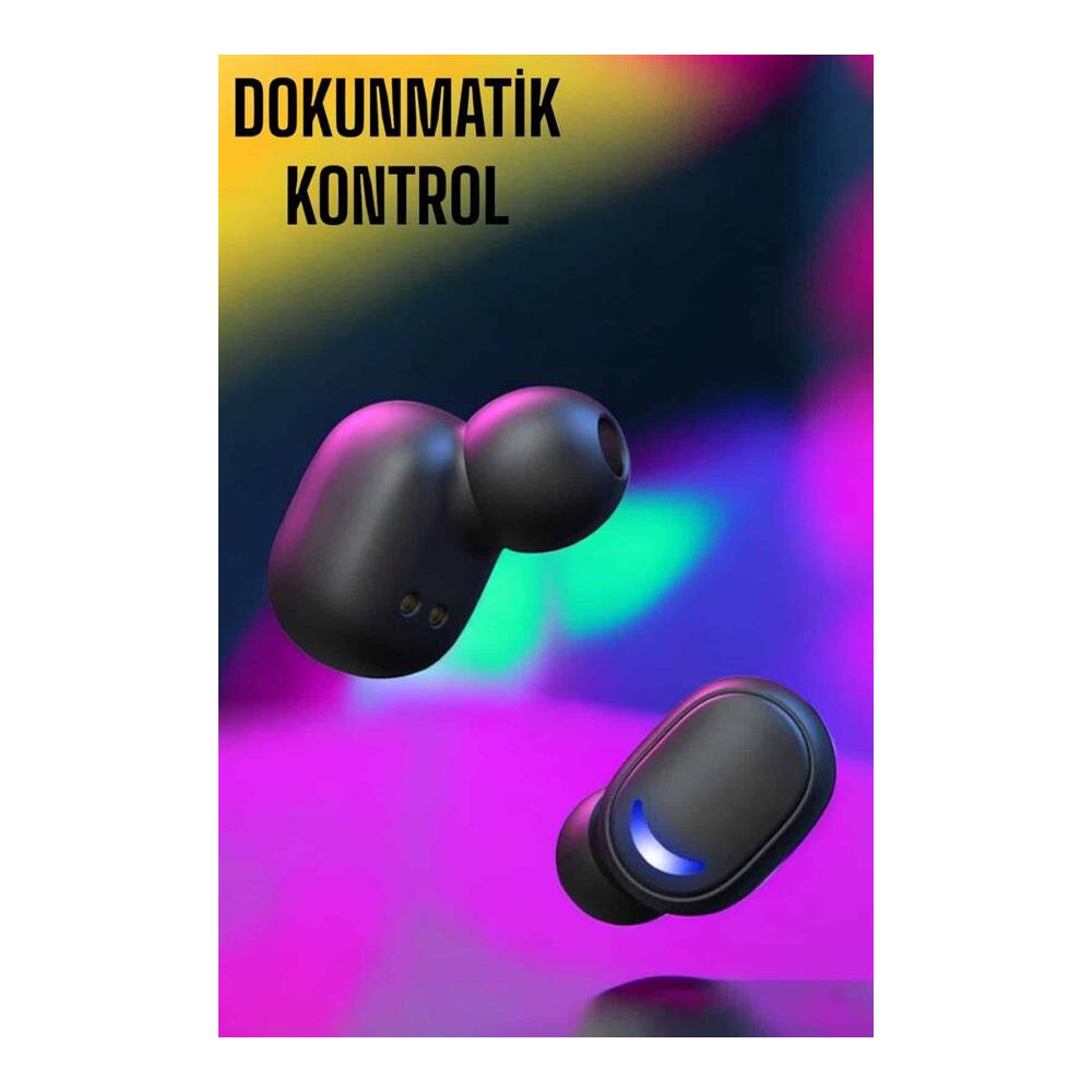 Powerbank Özellikli Kablosuz Bluetooth Kulaklık RGB Işıklı