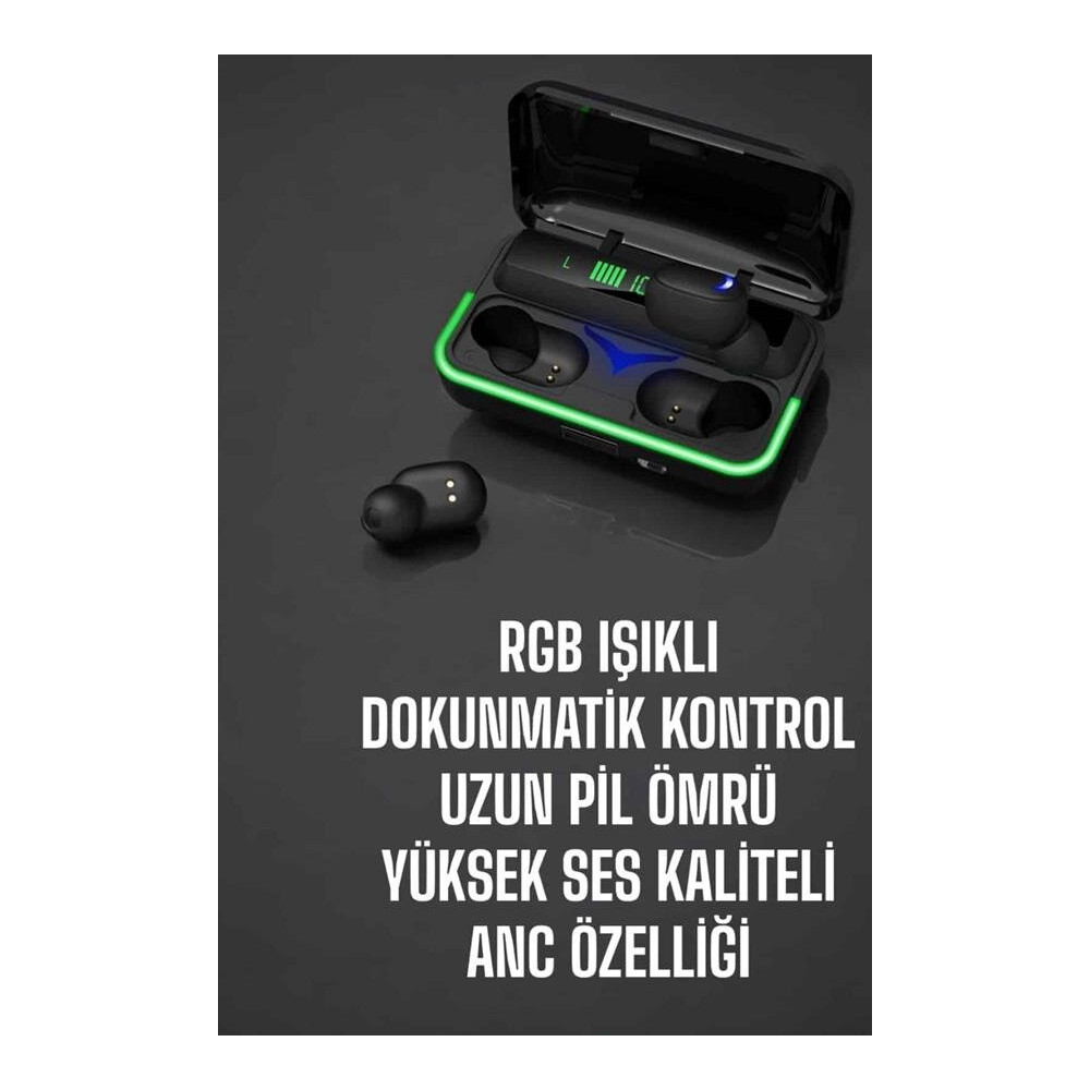 Bluetooth Kulaklık Powerbankli Yüksek Ses Kaliteli Şarj Göstergeli