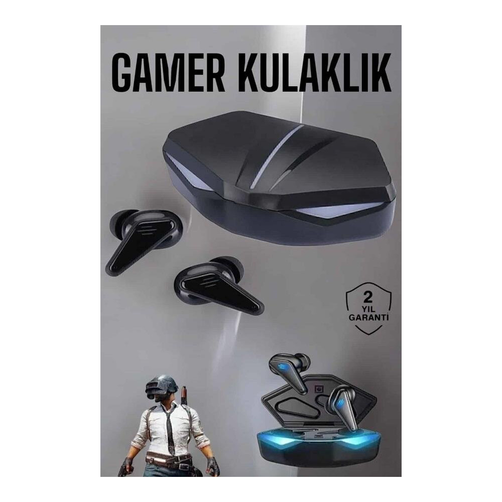 Bluetooth Gamer Oyuncu Kulaklığı ANC Özelliği Yüksek Ses Kaliteli