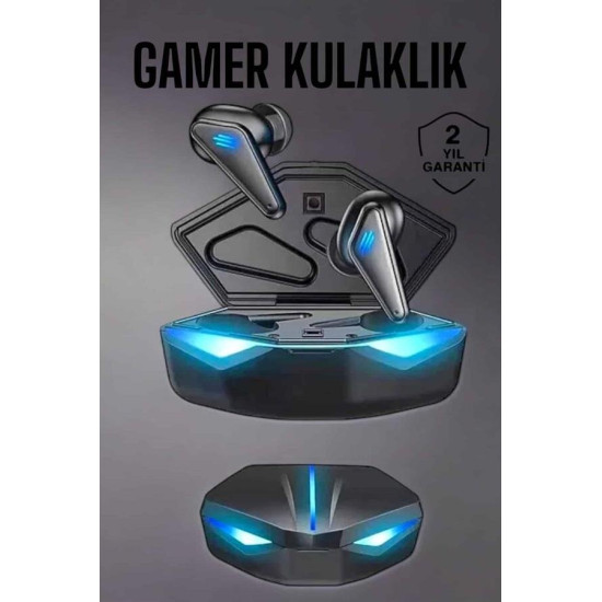 Bluetooth Oyuncu Kulaklığı Led Işıklı Kablosuz ANC Özelliği