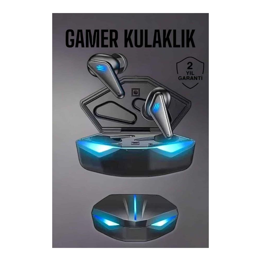 Bluetooth Oyuncu Kulaklığı Led Işıklı Kablosuz ANC Özelliği