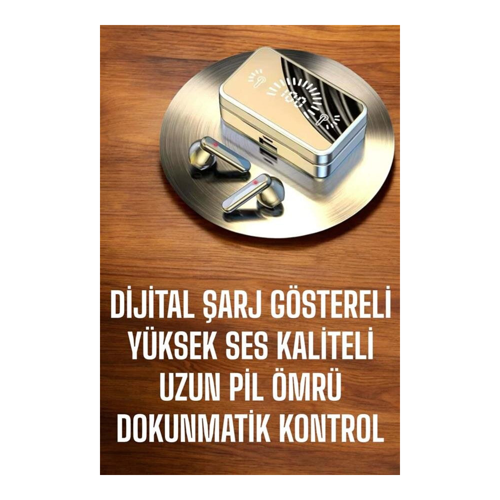Bluetooth Bağlantılı Dijital Göstergeli Yüksek Ses Kaliteli Kulaklık