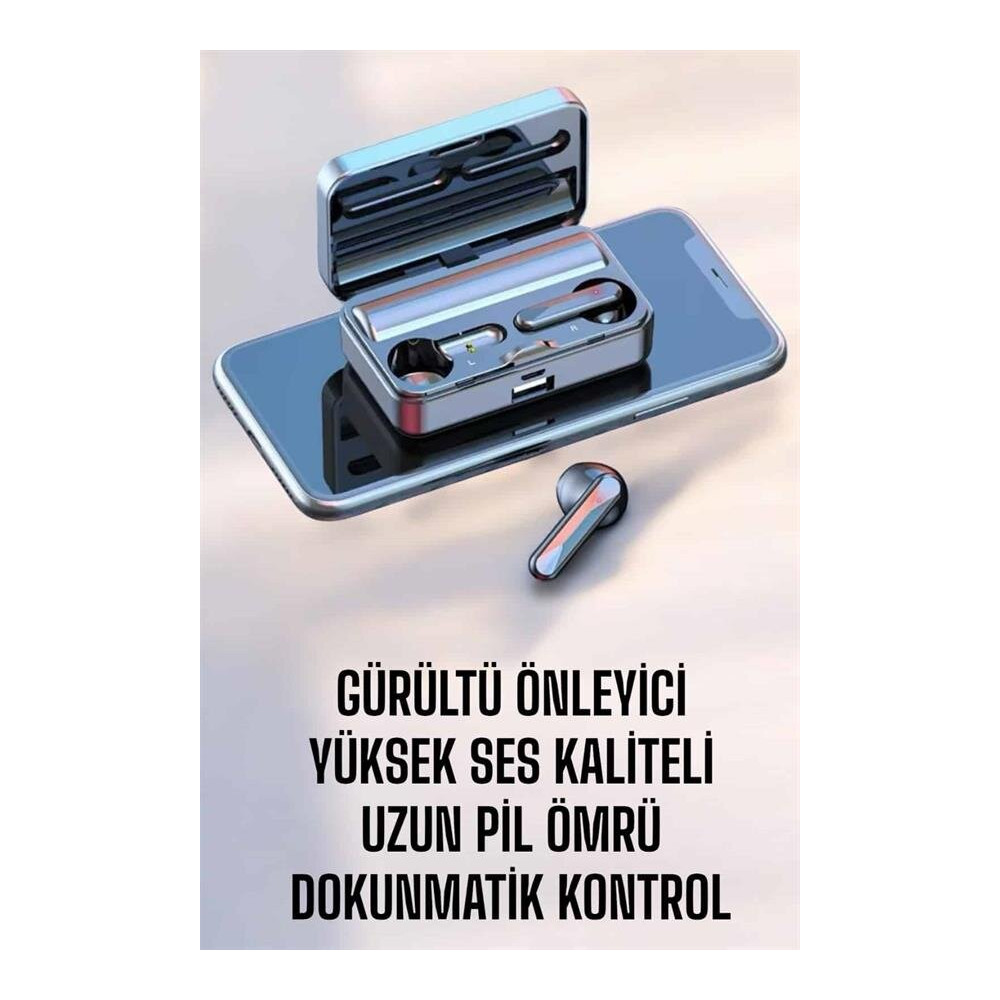 Telefon Standlı Bluetooth Kulaklık Aynalı Yüksek Ses Kaliteli