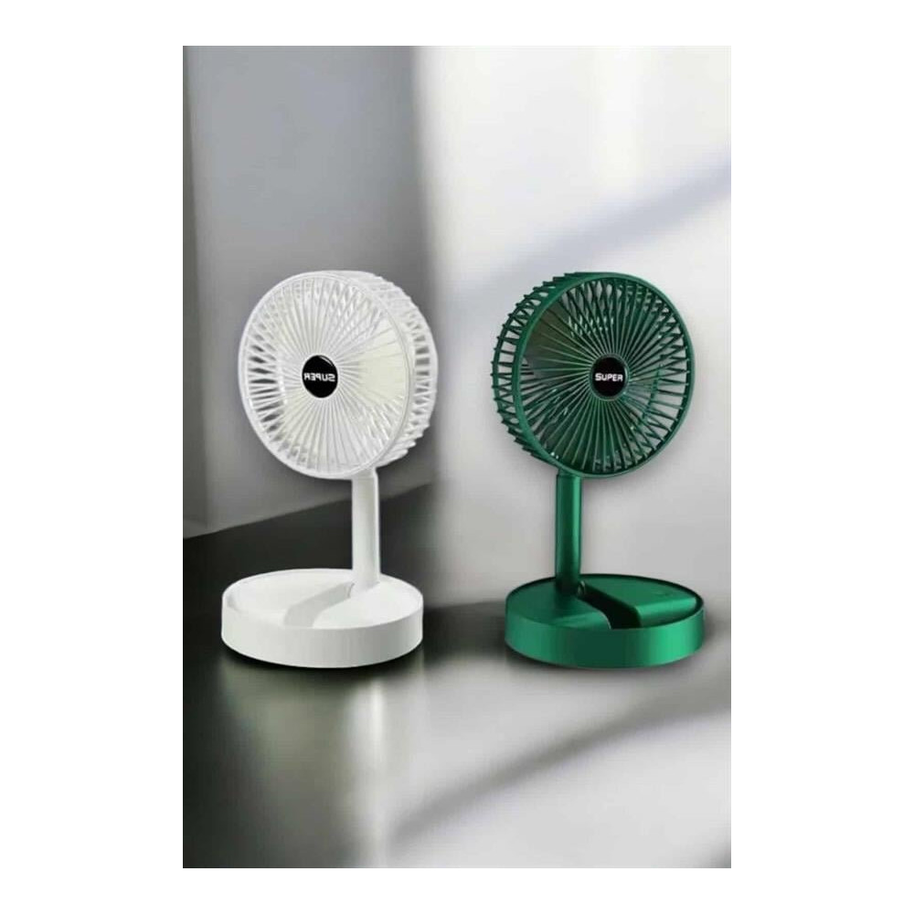 Katlanabilir Şarjlı Mini Fan 3 Kademeli Hız Ayarlı Taşınabilir