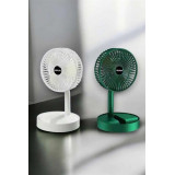 Katlanabilir Şarjlı Mini Fan 3 Kademeli Hız Ayarlı Taşınabilir