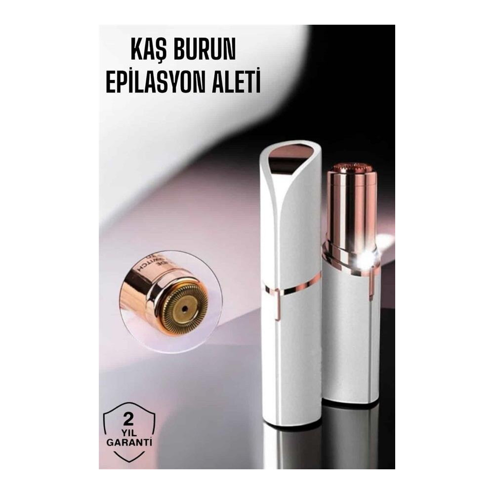 Taşınabilir ve Şık Yüz Kaş Epilatörü Hassas Ciltlere Özel