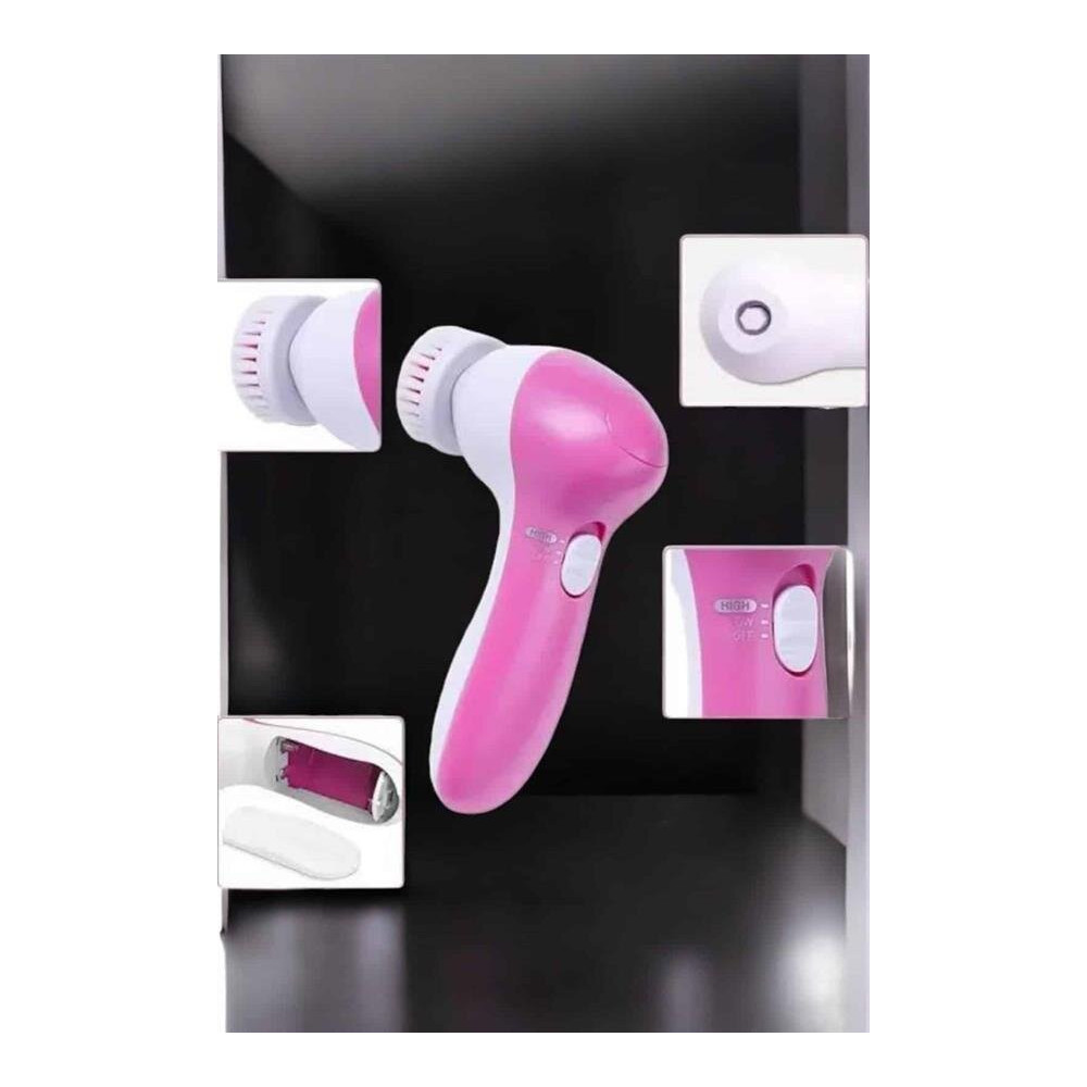 Taşınabilir Yüz Temizleme Cihazı Masaj Peeling Temizlik 5 Başlıklı