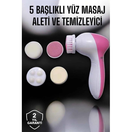 5 Fonksiyonlu Kablosuz Yüz Temizleme Cihazı ile Derinlemesine Cilt Bak