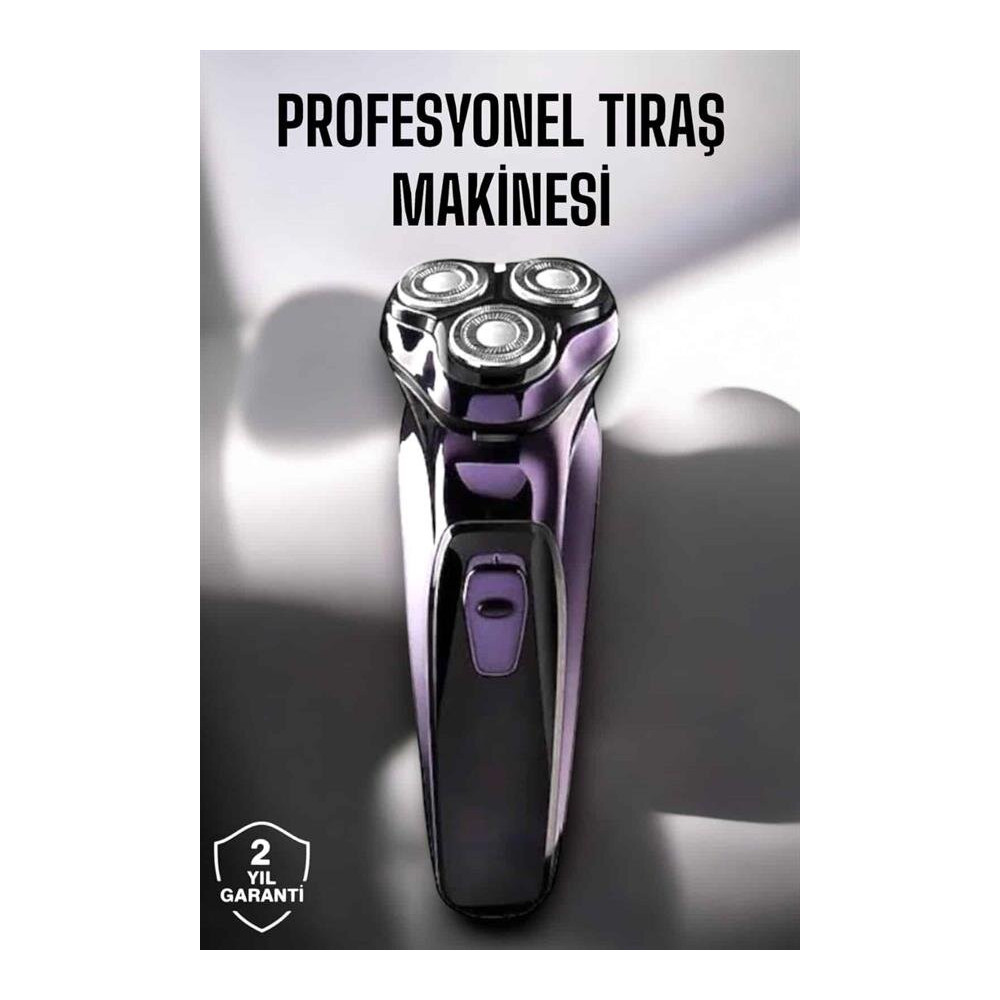 Profesyonel Şarjlı Tıraş Makinesi Ayarlanabilir Başlıklı Kablosuz