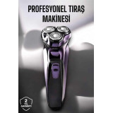 Profesyonel Şarjlı Tıraş Makinesi Ayarlanabilir Başlıklı Kablosuz