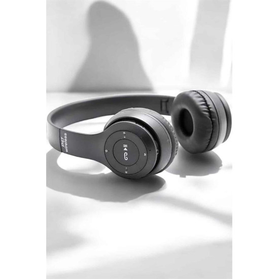 Kulak Üstü TF Kart ve AUX Destekli Ergonomik Bluetooth Kulaklık