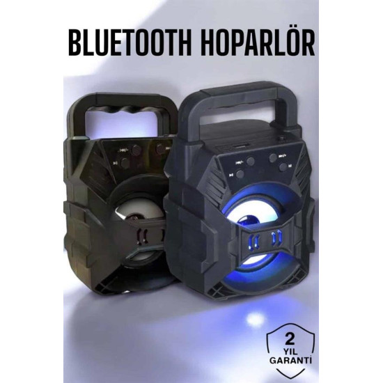 Işıklı Bluetooth Hoparlör Ses Bombası Taşınabilir Yüksek Ses Kaliteli 