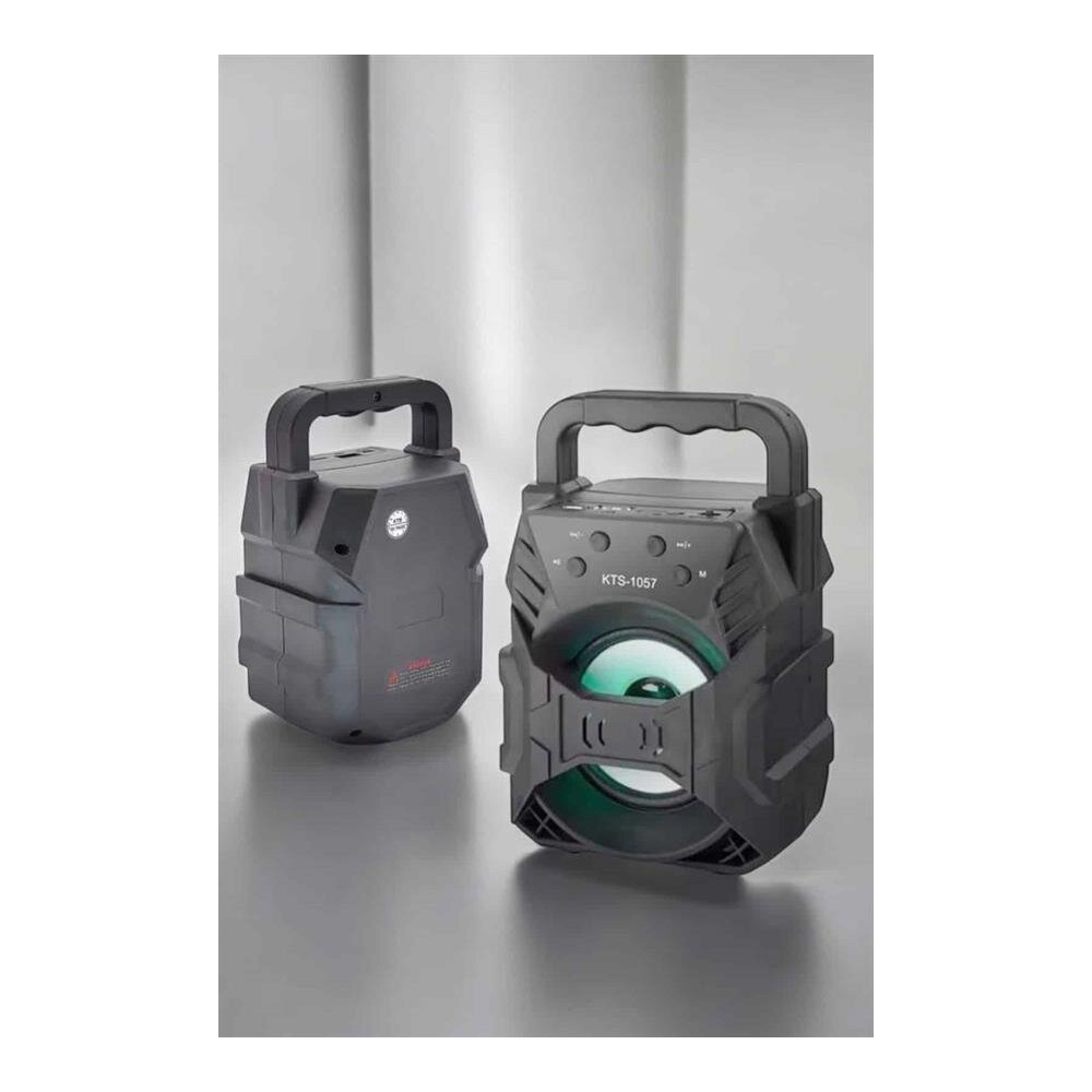 Taşınabilir Bluetooth Hoparlör Led Işıklı Uzun Pil Ömrü