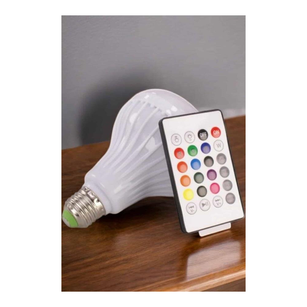 Kablosuz Bluetooth Hoparlör Led Lamba