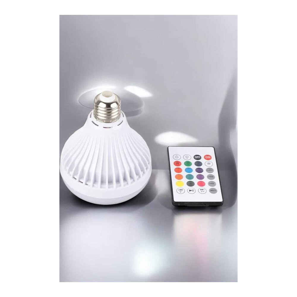 Bluetooth Hoparlör Akıllı Rgb Led Işık Renk Değiştirme Ses Bombası Amp