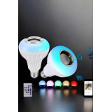 Bluetooth Hoparlör Akıllı Rgb Led Işık Renk Değiştirme Ses Bombası Amp