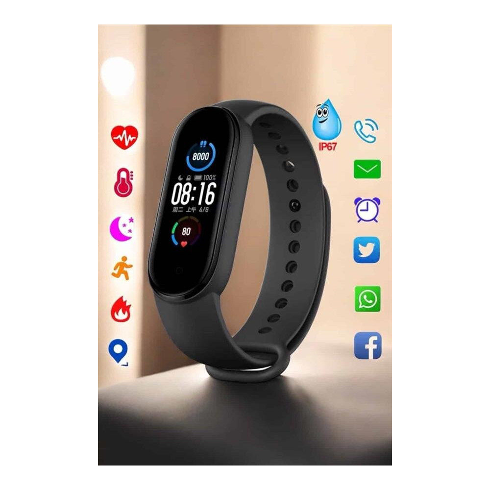 Akıllı Bileklik Fitness ve Sağlık İçin Akıllı Bileklik Adım Sayar Kalp