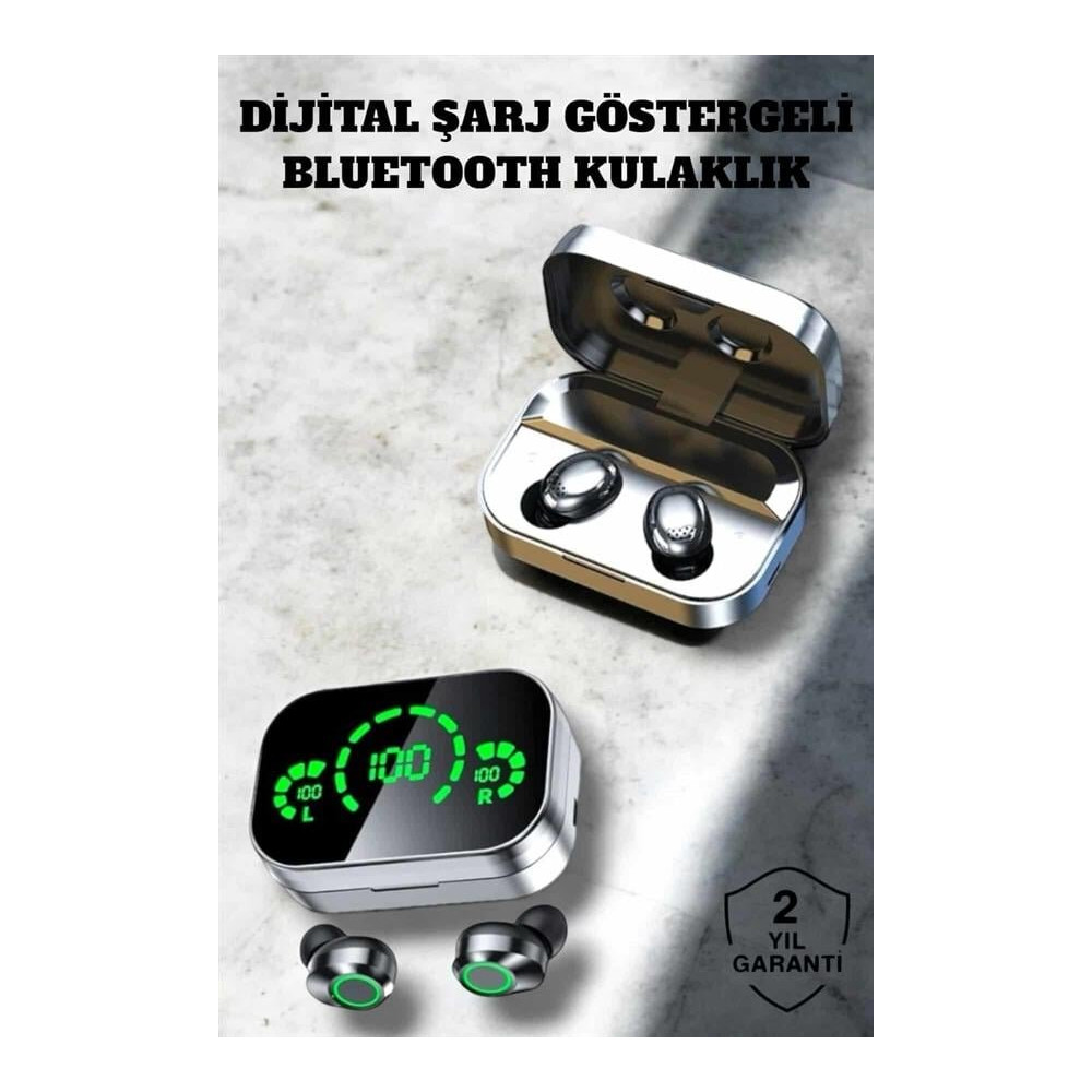 Bluetooth Kulaklık Çift Telefon Desteği ve Suya Dayanıklı Powerbankli