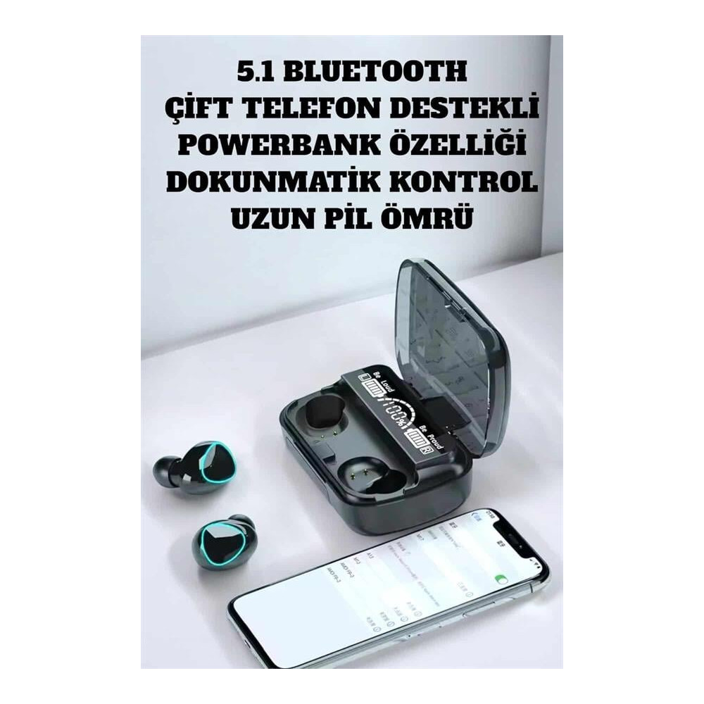 Extra Bass ve HD Ses ile Üstün Bluetooth 5.3 Kablosuz Kulaklık