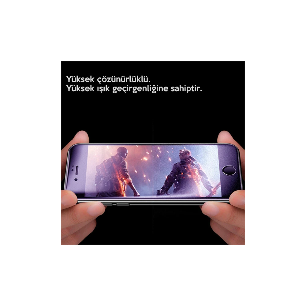 İPhone 11 Pro Anti Blue Light 3D Full Cam Ekran Koruyucu