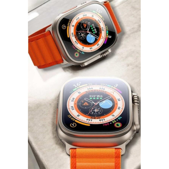 49MM Ekranlı Kan Basıncı ve Adımsayar Özellikli Bluetooth Akıllı Saat