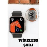 Uyku ve Nabız Takipli Wireless Şarjlı Akıllı Saat Android ve iOS Uyuml