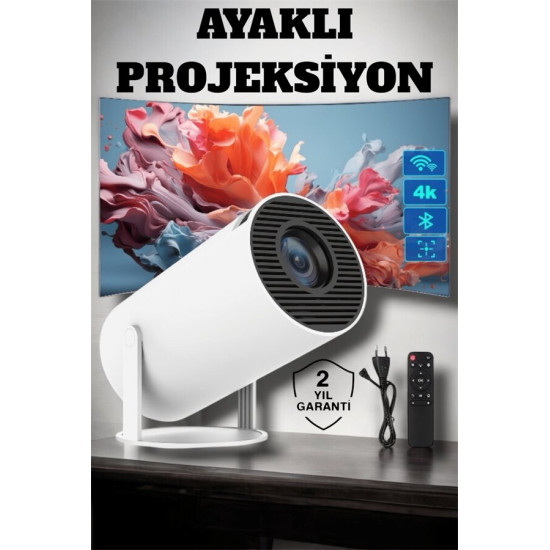 USB ve Kablosuz Bağlantı Özellikli 5000 Saat Ampul Ömürlü Projeksiyon