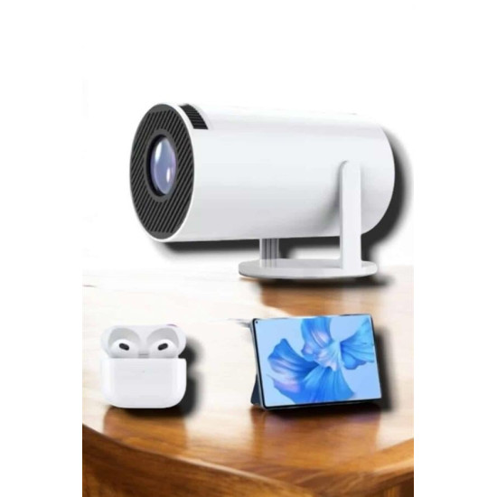 4K Uyumlu 130 İnç Full HD Projeksiyon Cihazı ve Kablosuz Aktarım Özell