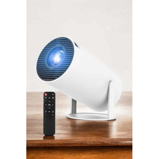 4K Uyumlu 130 İnç Full HD Projeksiyon Cihazı ve Kablosuz Aktarım Özell